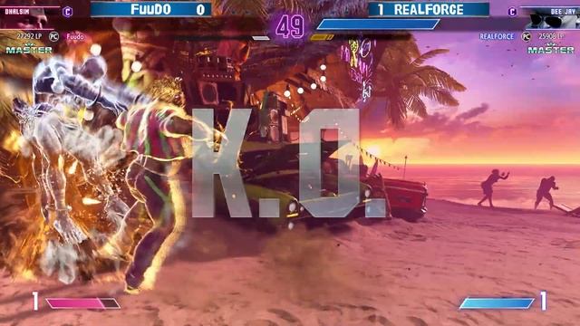 SF6 - Fuudo (Dhalsim) vs REALFORCE (DEE Jay) - Street fighter 6 смотреть онлайн