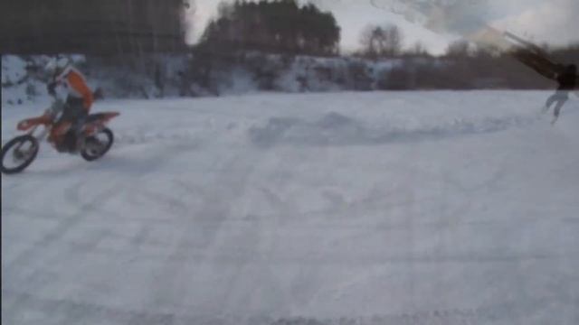 Дрифт на льду!