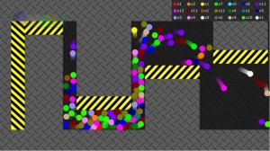 Shutter Crush + Proliferation (The Last Part is Intense) - Survival Marble Race in Algodoo