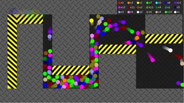 Shutter Crush + Proliferation (The Last Part is Intense) - Survival Marble Race in Algodoo