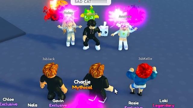 NOOB with INFINITE PETS Challenges RICH FLEXERS! (Roblox Pet Simulator X) смотреть онлайн