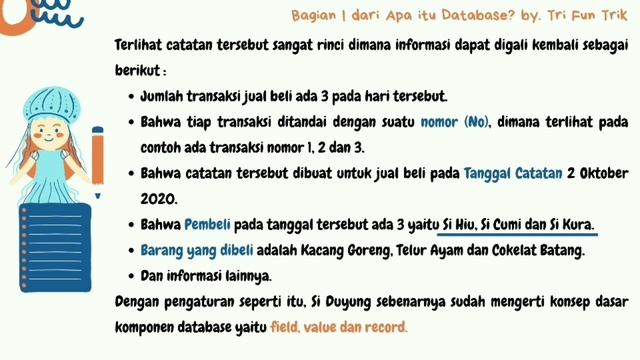 KONSEP DATABASE PART1 - FIELD VALUE RECORD смотреть онлайн