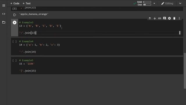 Python join() string method смотреть онлайн