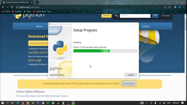 How to download python 3.10.4 latest version in windows 10 | complete installation ?? смотреть онлайн