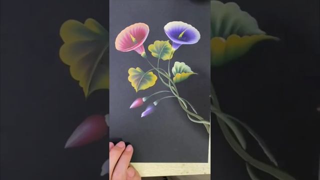 one stroke flower painting #onestrokedrawing #flowerdrawing #flowers #youtubeshorts #trending #vira смотреть онлайн