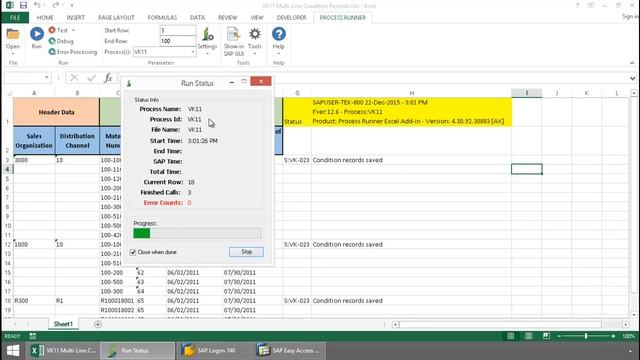 VK11 - Create Condition From Excel смотреть онлайн