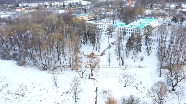 Тульская область ранней весной с квадрокоптера смотреть онлайн