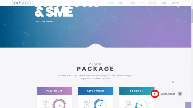 SkyMax - Internet Technologies amp Telecom Company WordPress theme смотреть онлайн