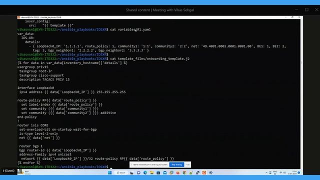 Ansible IOS XR device onbaording template playbook смотреть онлайн