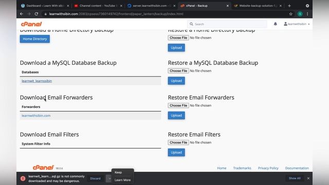 How to Create Backup of a Website | Wordpress | Cpanel | DigitalOcean | Malayalam Tutorial смотреть онлайн