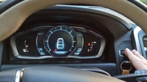 Приведение щеток в сервисное положение  Volvo XC60