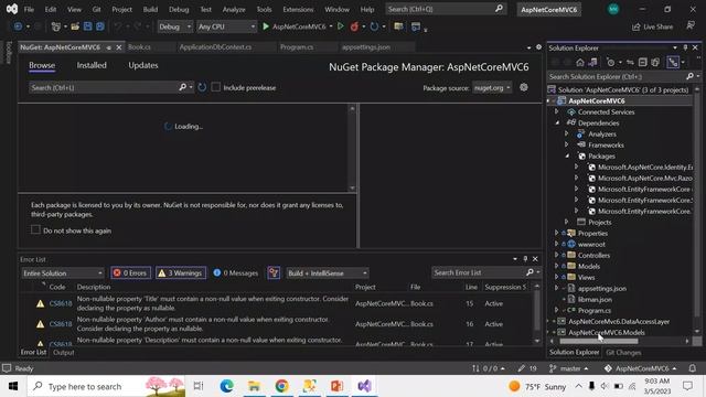 Asp Net Core Part -19@ Database Connection,Model & Class Library Setup смотреть онлайн