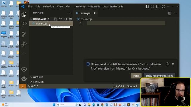 How to set up VS Code for C++ and make your first program смотреть онлайн