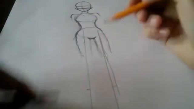Как нарисовать тело " Аниме" смотреть онлайн