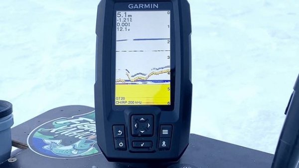 Эхолот Garmin STRIKER для ЗИМНЕЙ РЫБАЛКИ?Обзор эхолота,настройки для зимней рыбалки…