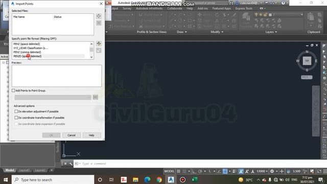 Avoid These Issue's While Importing Point File Into Civil 3d AutoCAD | Import Points Into Civil 3d смотреть онлайн
