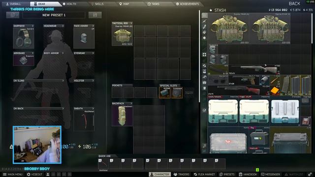 Escape From Tarkov - Lvl 44 - ADHD gamer - Questing away looking for COFDM смотреть онлайн