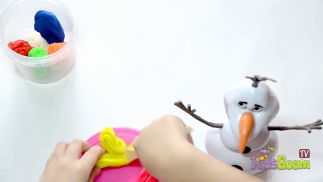 Play Doh Frozen Olaf eat смотреть онлайн