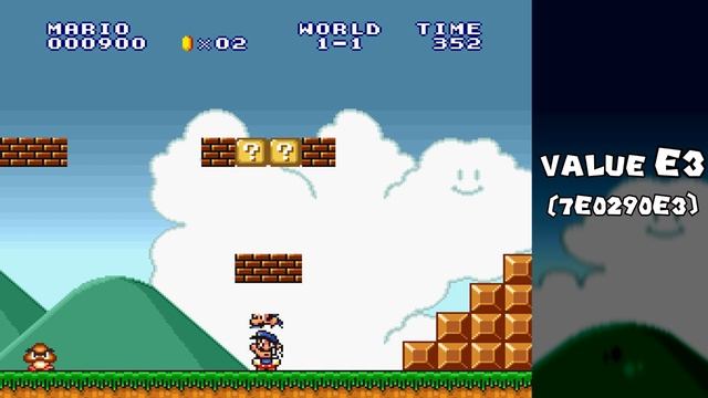 Super Mario Bros. (SNES): Glitched Mario sprite IDs (PART 1 - past value DF) смотреть онлайн