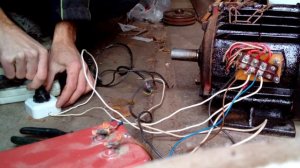 Электро двигатель 3 квт 3000об. ЗАПУСК В 220 (через конденсаторы)