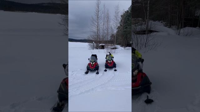 На снегоходах по Карелии. Поехали! смотреть онлайн