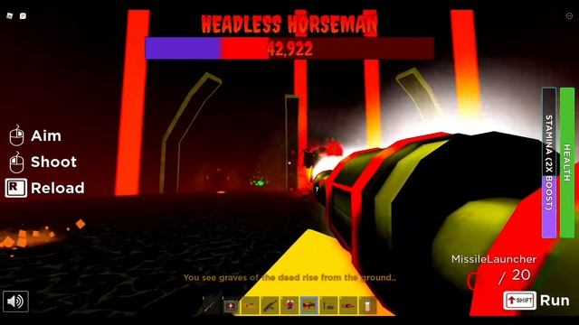 Defeating The Headless Horseman Boss!! || Survival Zombie Tycoon || ROBLOX смотреть онлайн