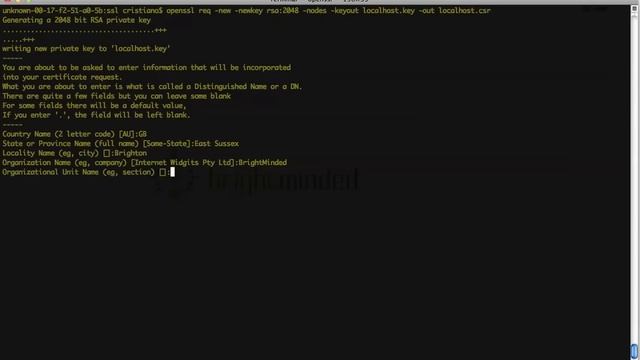 How to create a self-signed certificate using openssl смотреть онлайн