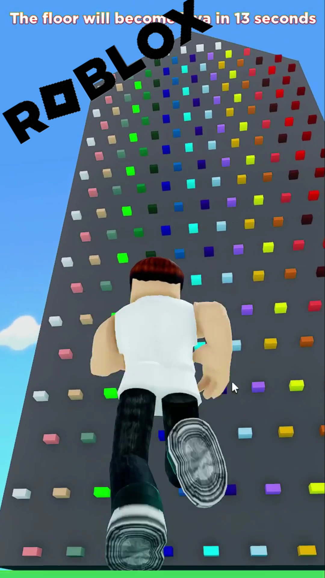 Как быстро забраться по ступенькам в Этаж это лава в Роблокс смотреть онлайн