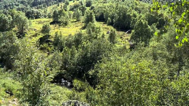 Красивый Домбай / ушли далеко в горы / смотреть онлайн