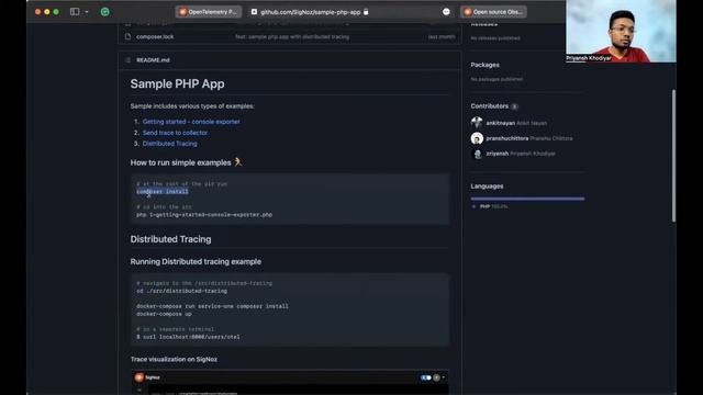 PHP - Monitoring a PHP application with OpenTelemetry and SigNoz смотреть онлайн