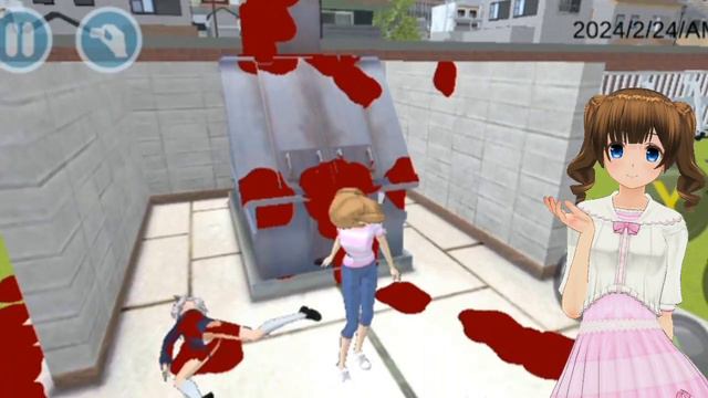 Устранение всех учеников в HSS 2018 || High School Simulator 2018 || Vika_VIP смотреть онлайн