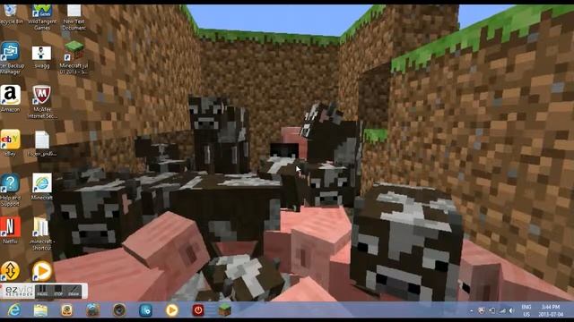 How to put your Minecraft Screenshot on your Windows Desktop Background смотреть онлайн