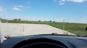 Эстакада. Начало движение в гору.