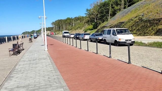 Прогулка по променаду Светлогорска смотреть онлайн