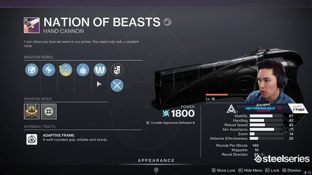 You NEED to be Using This Hand Cannon...(Nation of Beasts Review) | Destiny 2 Season of the Deep смотреть онлайн