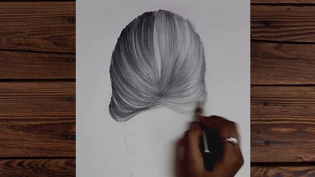 How to draw hair sketch. смотреть онлайн