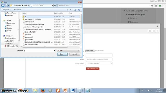 TUTORIAL UPLOAD SOAL DI WEBSITE E TEST IDL смотреть онлайн