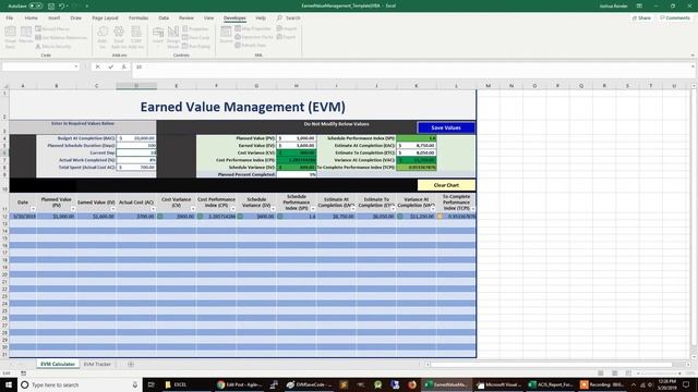 Example of Excel Automation - EVM Automated Chart смотреть онлайн