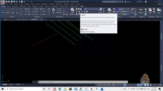 How to Use Layers in AutoCAD 2020 Part 1 смотреть онлайн