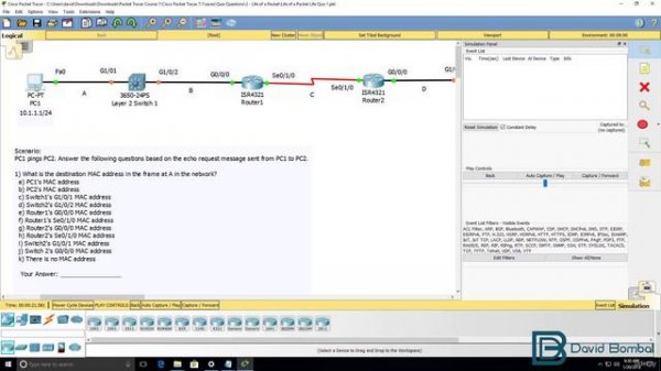 1 Life of a packet. Can you answer the questions