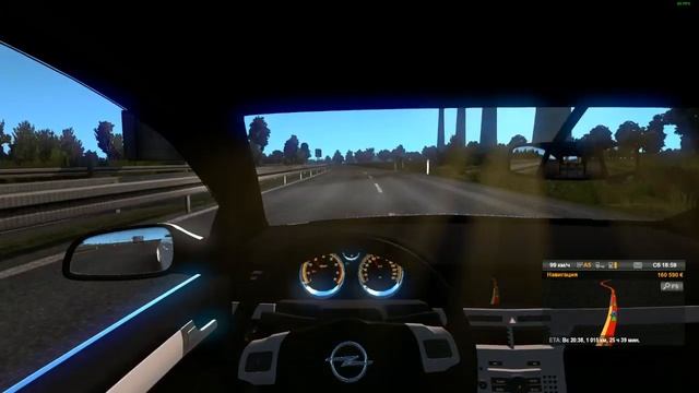 Euro Truck Simulator 2 - Opel Astra H V1R20 полихачим! смотреть онлайн