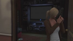 GTA V Tracey kills her Brother Jimmy