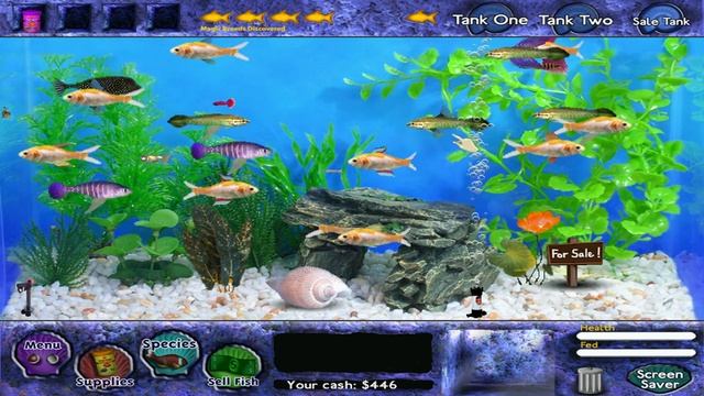 Fish Tycoon / PC odc.08 / Zakładamy własne akwarium hodujemy rybki. смотреть онлайн