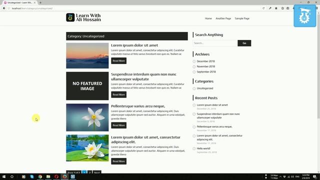 Premium WordPress Theme Development Tutorial 2019 | Part 13 смотреть онлайн