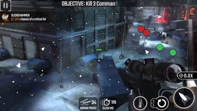 Road Block, Sniper Strike special ops mission #18- Nuclear Winter (rifle/zone 8) смотреть онлайн