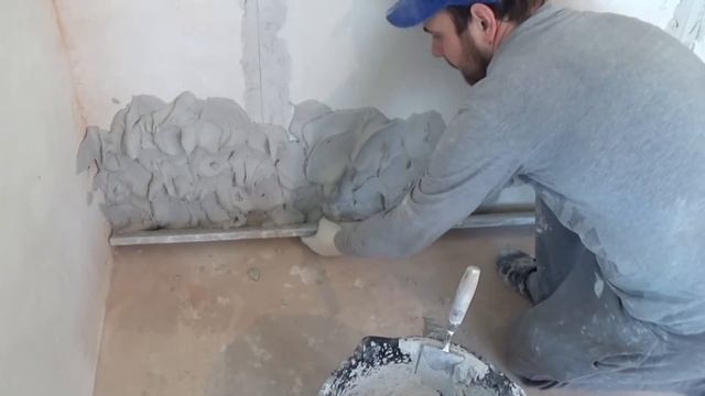 Штукатурка стен по маякам своими руками. Штукатурка гипсовым раствором. смотреть онлайн