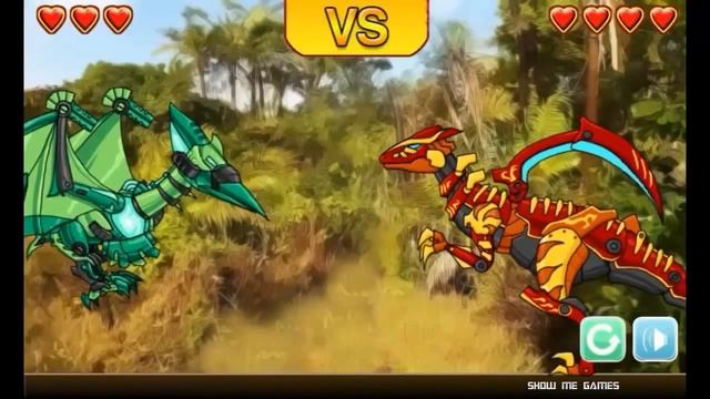 Dino Robot - Velociraptor - Full Game - All Fights - Game Play - 2015 - HD смотреть онлайн