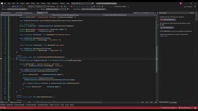 AZ-204 | Interacting with Data Using the Azure SDK for .NET | Blob Storage | Learn Smart Coding смотреть онлайн