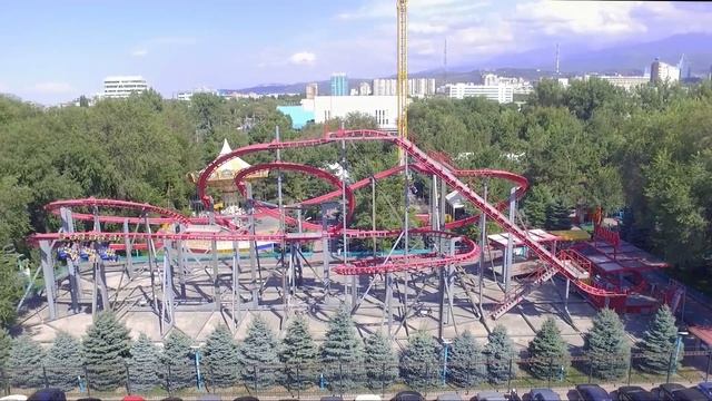Стадион и цирк Алматы с высоты полета. Короткая версия смотреть онлайн