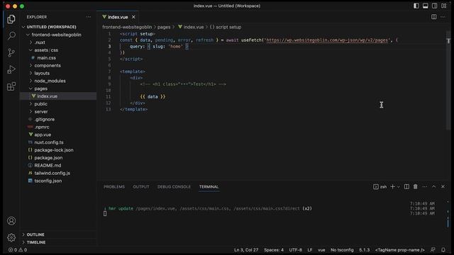 WordPress REST API + Nuxt 3 + Tailwind CSS - [WP + Nuxt.js PART 1] смотреть онлайн